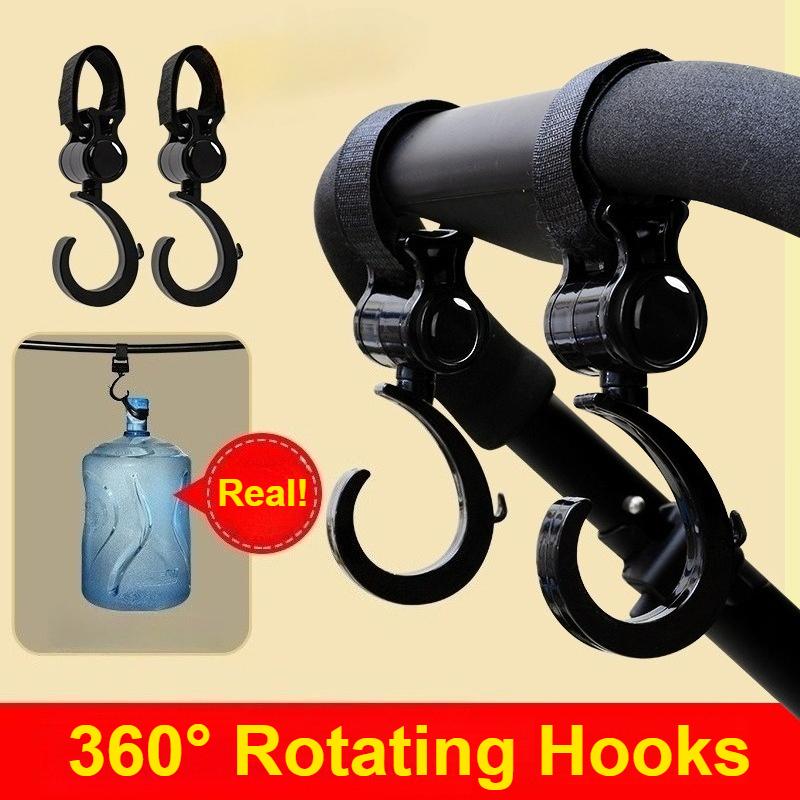 2/5/10Pcs Pram Hooks Multi-Purpose Baby Stroller Hooks for Hanging Diaper Bags Baby Stuff Organizer Baby Stroller Accessories