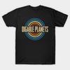 Herren Schwarzes Print-T-Shirt Digable Planets - Kreis Vintage No-Cut Transferpapier Druck Baumwoll-T-Shirt