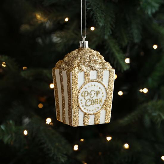 Christmas Hanging Decoration Glittery Angel Santa Claus Ornament Lightweight Xmas Decoration with Hanging Loop for Christmas Tree Door Mantel Decor