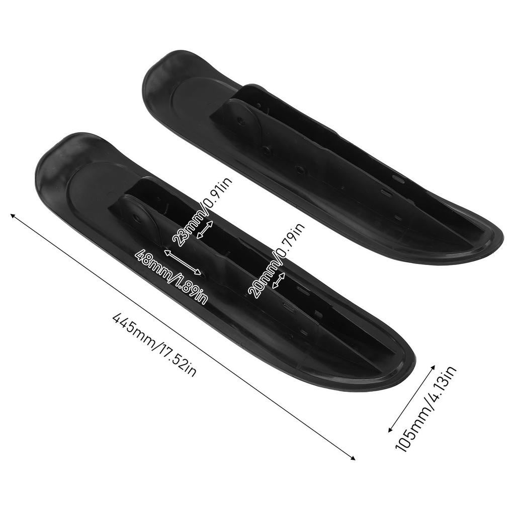 Zestaw do konwersji opon na narty Wysoka wytrzymałość Przednie narty do skutera śnieżnego Sanki Długa żywotność Nylonowe Mocne wsparcie dla ATV dla Gokarta