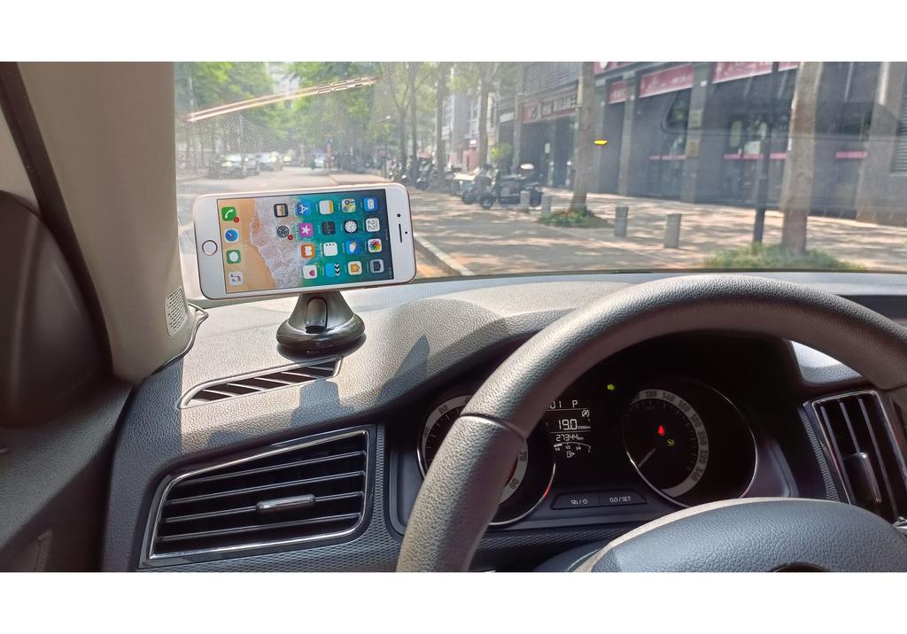 Magnetic Dashboard Phone Mount for Car, Strong Sticky Adhesive Car Phone Holder with 360° Rotation Ball Joint