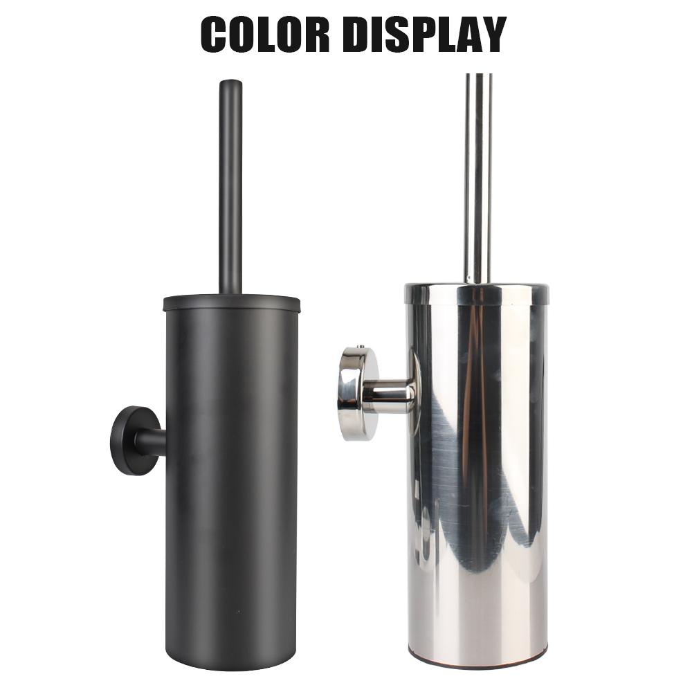 Clean Tool Wall Mounted Toilet Brush Bathroom Accessories 304 Stainless Steel Cleaning Brush Holder Sets