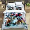 The *Aquaman* fantasy movie duvet cover and pillowcase bedding set is the perfect choice for decorating boys' and girls' bedroom