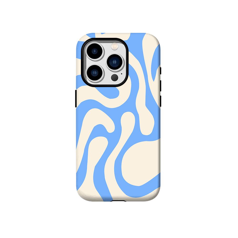 Luxury Clmj Leopard Curve Pattern Phone Case for iPhone 17 16 15 14 13 12 11 Air Pro Max Plus Luxury Double-layer Back Cover