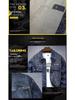 Autumn Collection: Men's Blue Stretch Denim Jacket – Simple and Stylish!