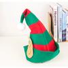46x36cm Santa Hat Green Adult Women Hat With Elf Ears Soft Non-Woven Christmas Ornament Home Party Costume Accessories
