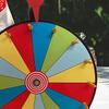 12-Inch Rainbow Prize Wheel with Eraser Pen 15 Slots Dry Erase Spinning Wheel with Stand DIY Fortune Spinner Tabletop Roulette Party Board Game Props