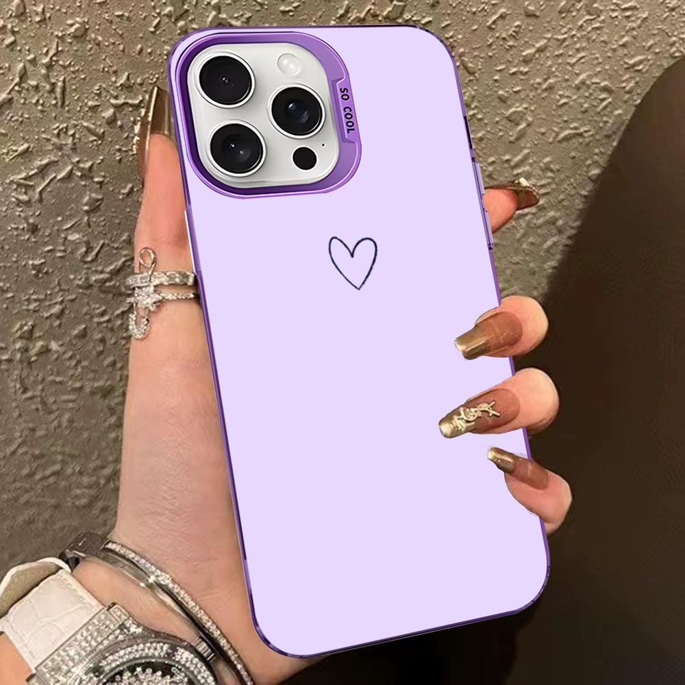 Lila Muster Hintergrund Handyhülle Für IPhone 16 15 14 13 12 11 Pro Max X XR XSMAX 8 7 Plus Matt Stoßfest Rückseite