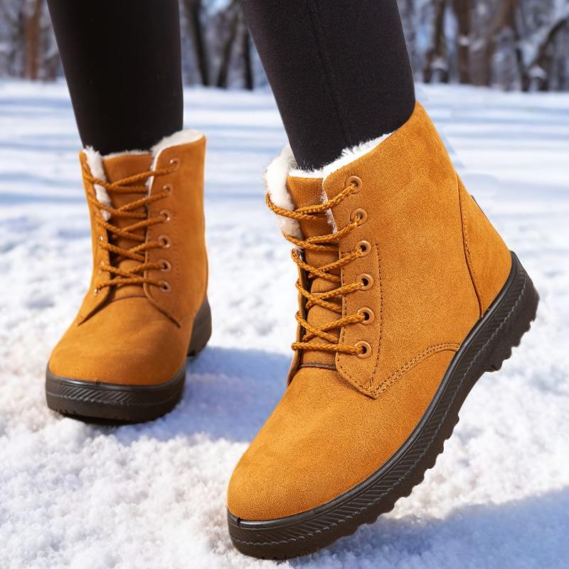 Winter Boots Fashionable New Versatile High Top Snow Couples Warm Oversized Thick Soled Shoes Warm Protection for Cold Weather Conditions