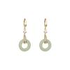 Women New Retro Chinese Style Buckle Fashion Earrings Temperament Long Palace Style Earrings Gift Jewelry