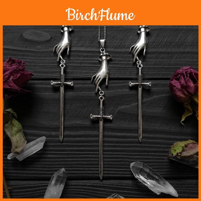 Medieval Sword Pendant Necklace With Alloy Material For Men And Women
