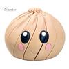 Steamed Bun Toy 3D Printed Twisting Dumpling Toy, Slippery Cartoon Expression Anxiety Relief Articulated Spiral Rotating Dough Ball Fidget for Stress