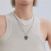 Punk Rock Stil Anhänger Halskette Robuste Edelstahl Engelschild Anhänger Halskette Stilvolle Halskette Schmuck