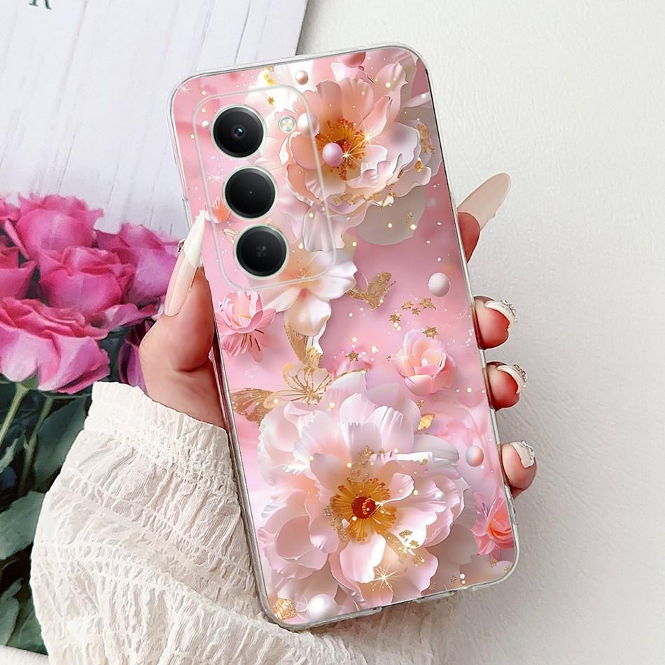Für Xiaomi Redmi 15 5G Note 15R Elegante Blume Schmetterling Handyhülle Für Redmi Note15R Redmi15 5G Weiche Silikon TPU Hüllen