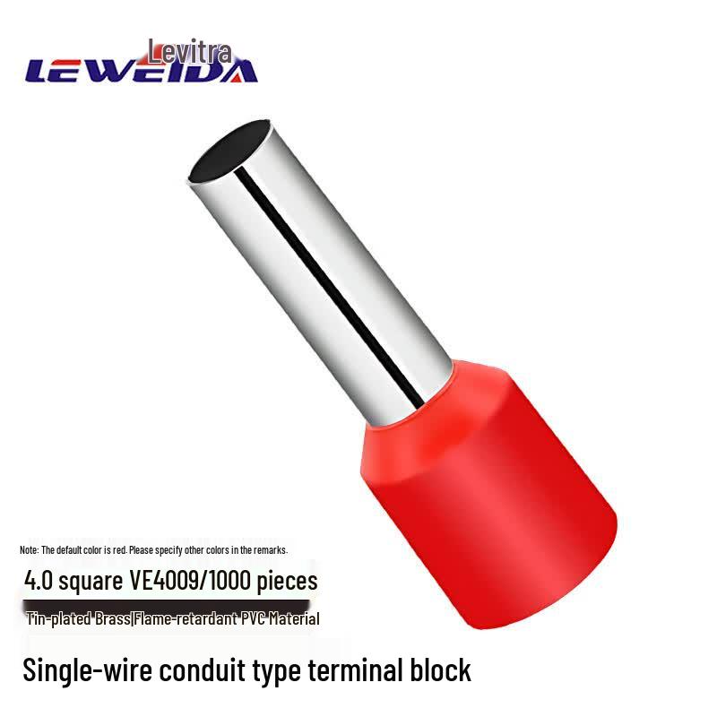 LEWEIDA VE Series Pre-Insulated Tubular Wire Terminals