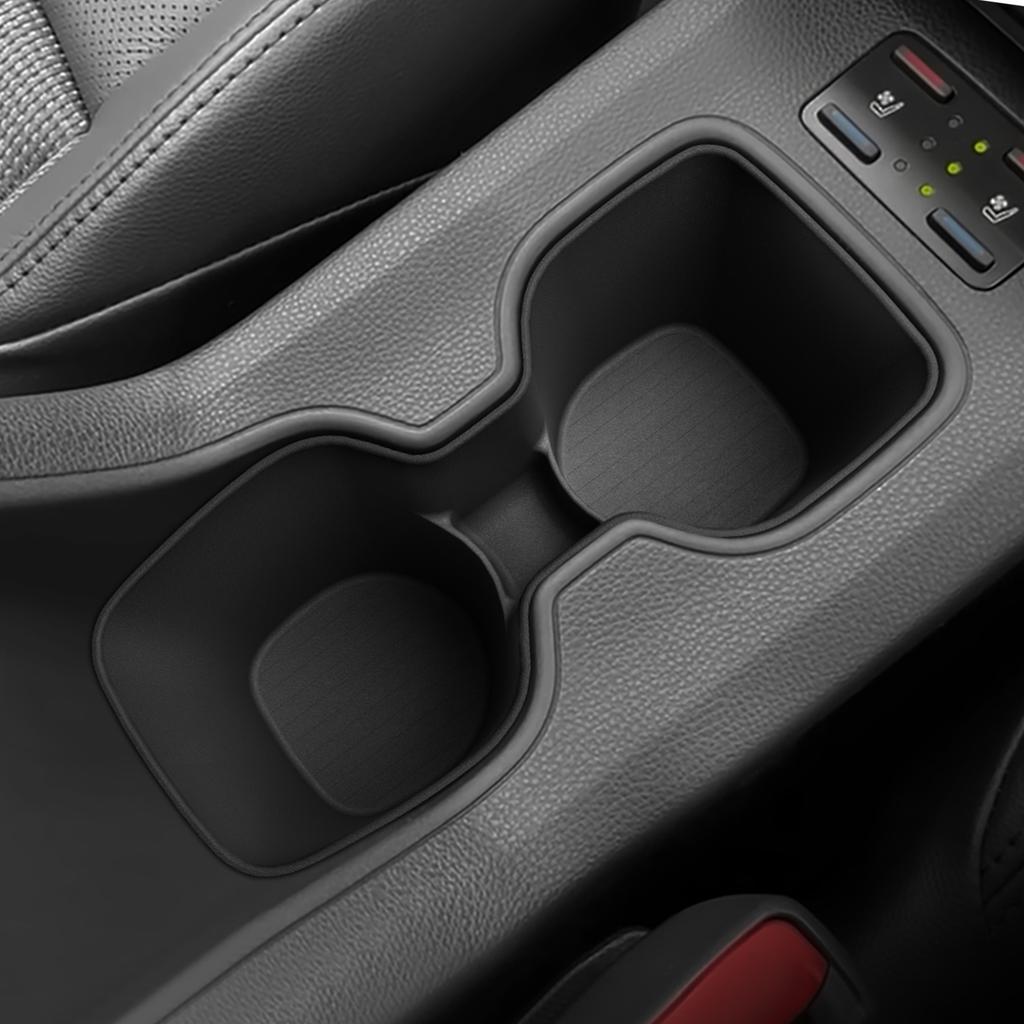Toyota Corolla Cross 2025-2025 JP Version TPE Center Console Water Cup Holder Insert Shock-Absorbing Tray Organizer Accessory