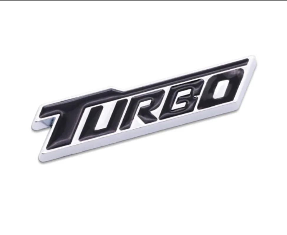 3d Metalen Turbo Logo Auto  Embleem Badge Sticker Styling for Chevrolet  Malibu Blazer Tracker Cavalier Captiva