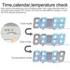 Electronic 3D Digital Alarm Clock Luminous Wall Hanging Clock Multi-function LED Desk Clock  Garden