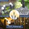 6/8/10 LED Solar Gartenleuchten Powered Firefly Lichter Outdoor Wasserdicht Lebendige Gartenleuchten für Terrasse Weg Dekoration,Warm