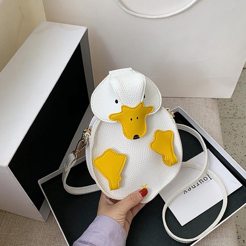Cartoon Duck Design Women Satchel Bags Lady Crossbody Sling Bag Handbags Cute Crossbody Bag Lovely Tote Bag Purses