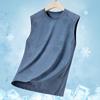 Ice Silk Vest T-shirt Men's Camouflage Quick-drying Elastic Outdoor Sports Thin Air Conditioner Casual Sleeveless Jersey Tide