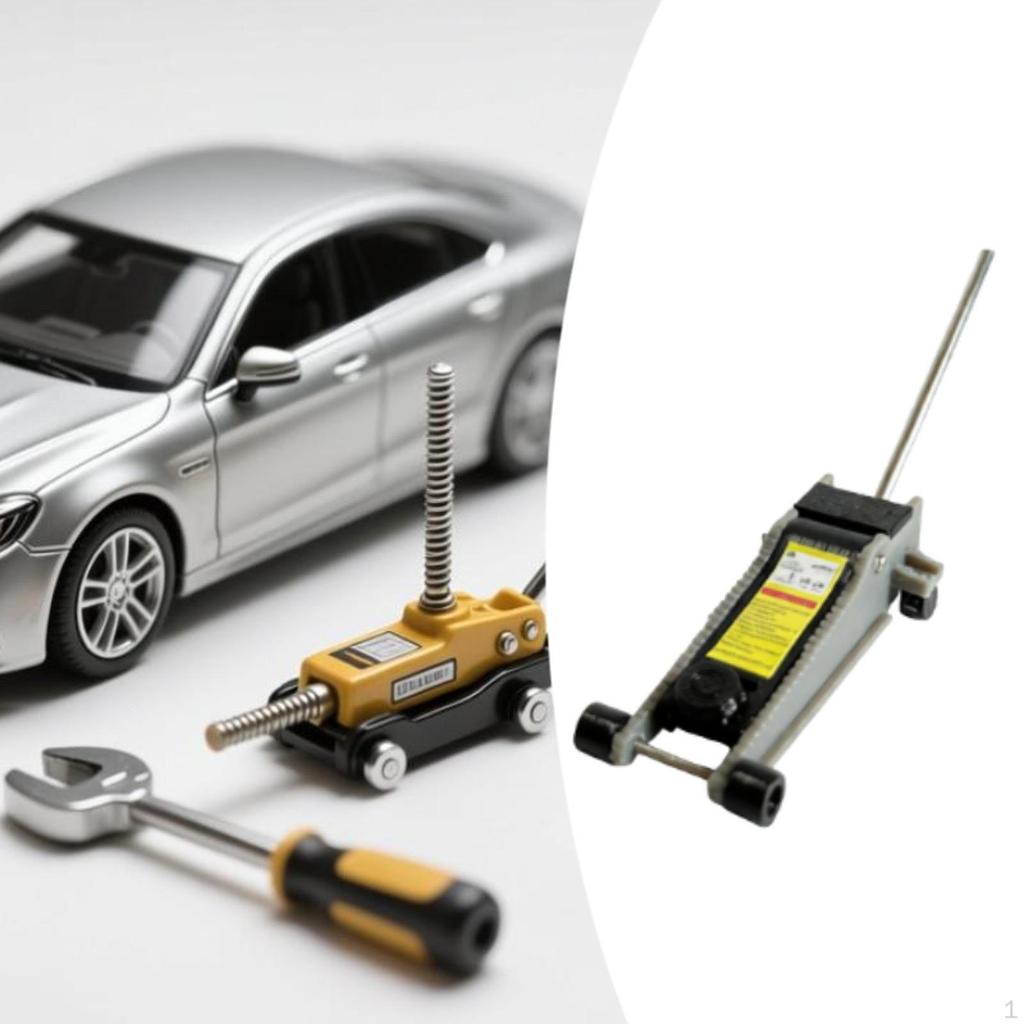 1/18 Car Lift Tool Model Cars Toys Repair for Garage Vehicle Maintenance Scene Workshop