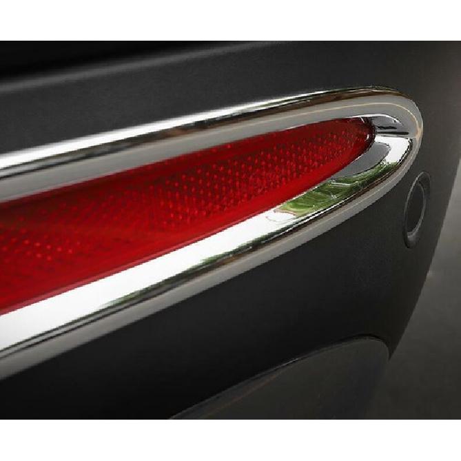 ABS Chrome Rear Fog Light Lamp Cover Trim 2PCS For Benz GLB W247  -