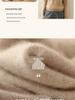 Women's Classic Cashmere Half-High Neck Knit Sweater - Thick, Warm, and Loose Fitting Base Layer Top