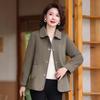 Women's Autumn/Spring Woolen Coat for Middle-Aged