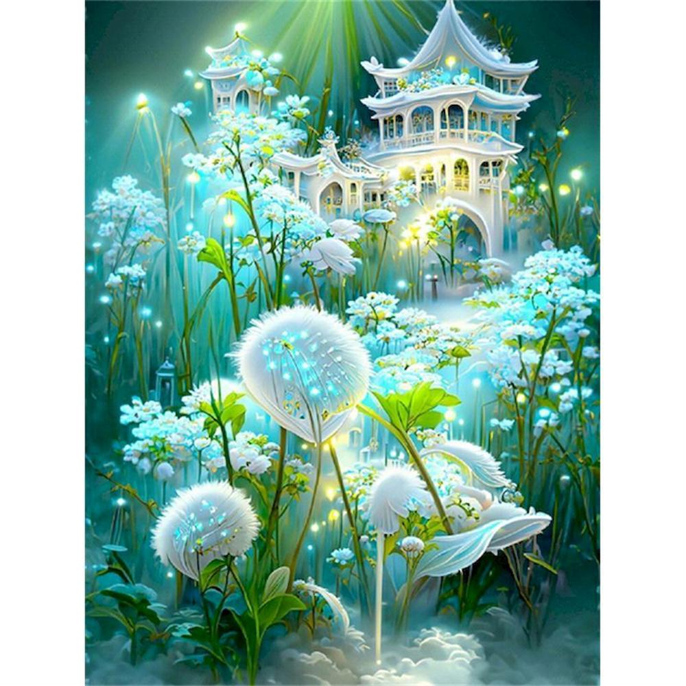 

Полная алмазная вышивка пейзаж вышивка крестом наборы DIY алмазная мозаика сад стразы картины подарок декоративная картина Round 30x40cm