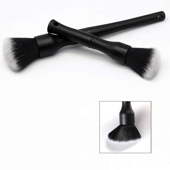 Car Interior Cleaning Brush Soft Nylon Bristle Dust Remover for Air Vents & Crevices Scratch-Free Long Handle Detailing Tool for Dashboard