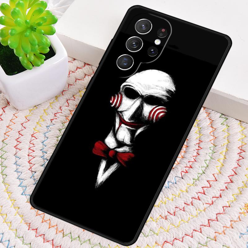 Jigsaw Saw Silicone Phone Case For Samsung Galaxy note 10 pro S26 S25 S24 S23 S22 S21 Plus S25Ultra Capa Cover
