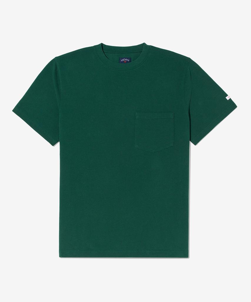 Noa (U) Heavyweight Pique Top Forest Green