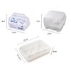 2/4/6  Egg Storage Box Portable Anti-shock Anti-fall Egg Holder Container For Outdoor Camping Picnic