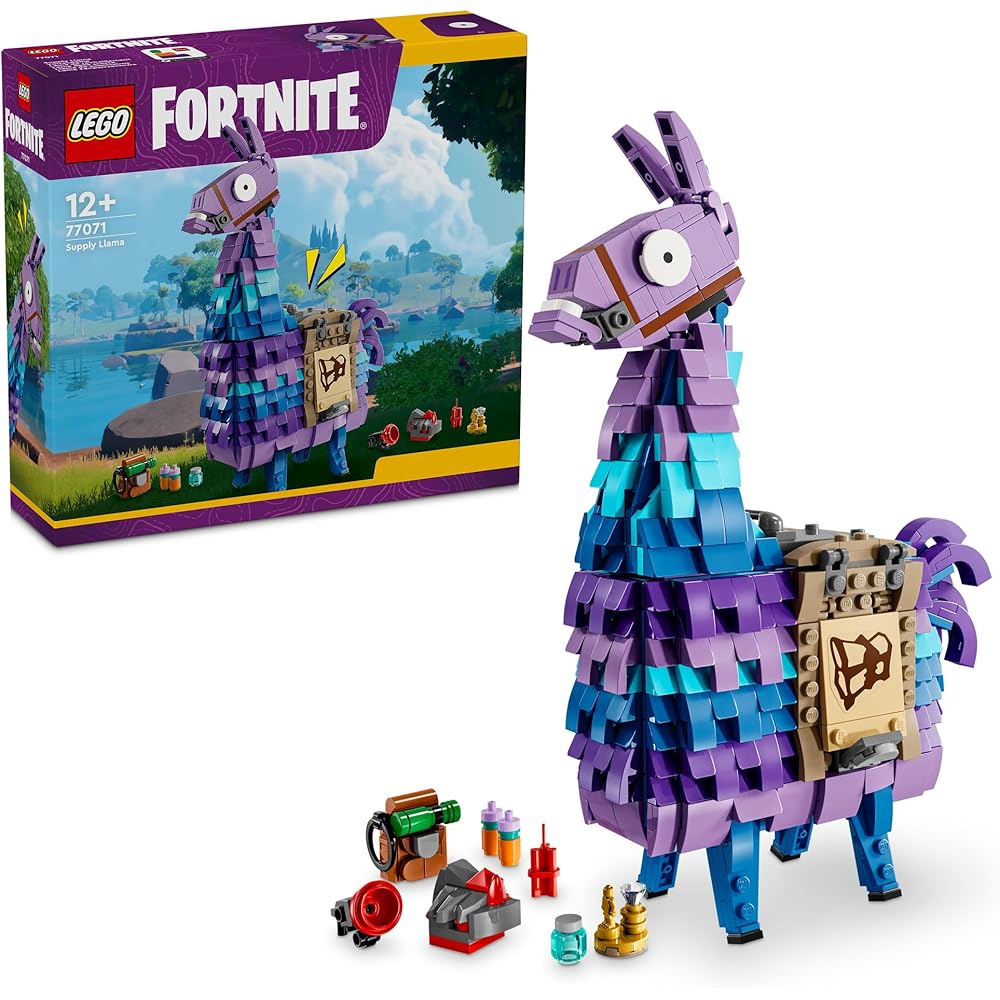 LEGO Fortnite Supply Llama Toy Building Set for Kids Ages 12-14 with Blocks and Animal Figures 77071