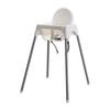 ANTILOP High Chair with Safety Belt, White [IKEA] (40157918)