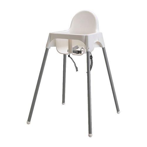 ANTILOP High Chair with Safety Belt, White [IKEA] (40157918)