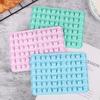 66 Holes Candy Fudge Silicone Mold Mini Chocolate Ice Cube Tray Fruit Shaped Non-Stick Soft Jelly Mold
