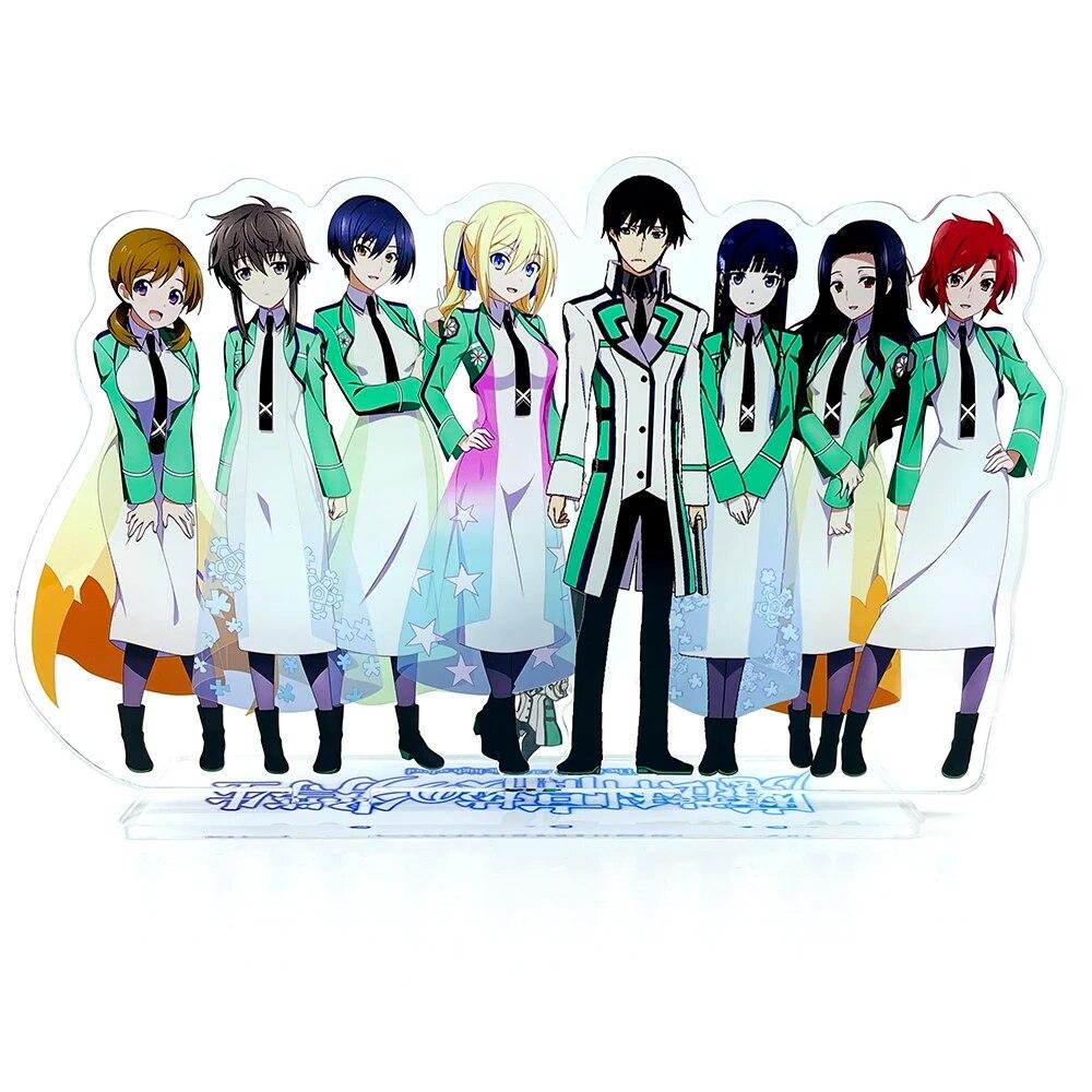 BIG SIZE Mahouka Koukou no Rettousei Tatsuya Miyuki Mayumi Erika Shizuku Honoka acrylic stand standee toy figure