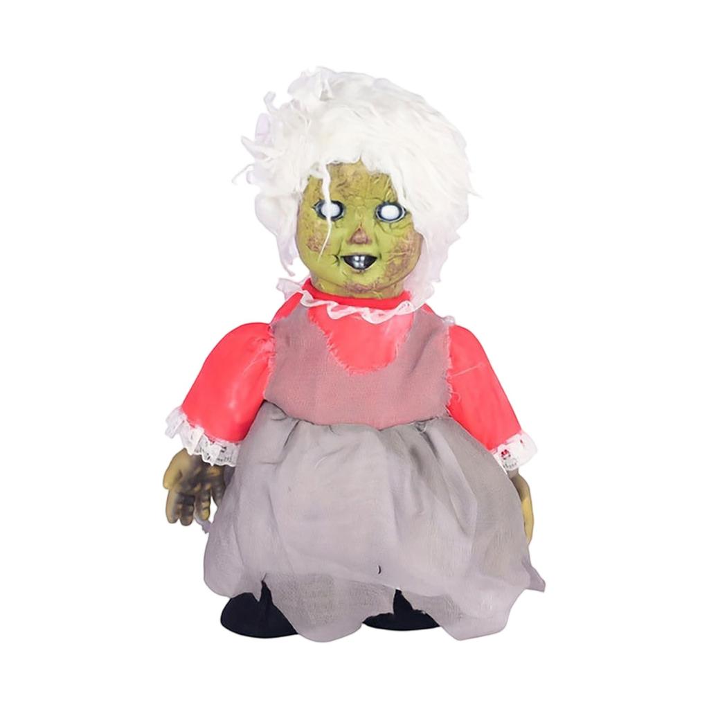 Halloween Decoration Doll Walking Doll Voice Control Induction Walking Luminous Bar Haunted House Scene Layout Display