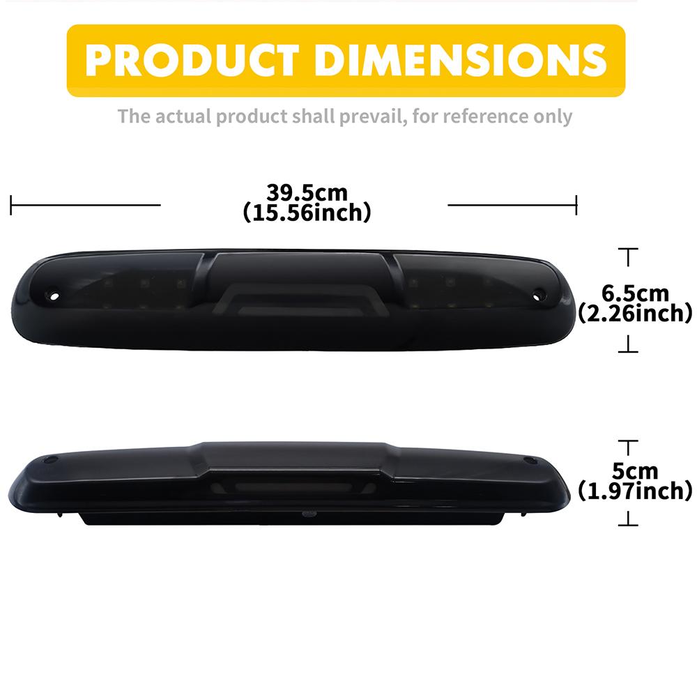 LED Third 3rd Brake Light High Mount Rear Cargo Stop Lamp for Chevy Silverado GMC Sierra 1500 2500 3500 HD Classic 2007-2013