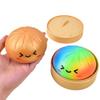 Giocattoli Arcobaleno Raviolo Spremibile 8,5CM Rimbalzo Lento Morbido da Pizzicare Decompressione Giocattolo Squishy Giocattolo Rilascio Stress Regalo Presenti S