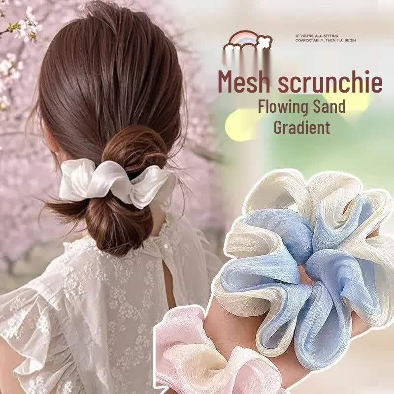 MERKLEN Tie-Dye Chiffon Hair Scrunchie