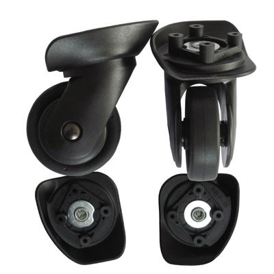 2Pcs Trolley Casters Replacement Heavy Duty Roller Wheel for Luggage Box Suitcase 360 Degree Swivel Kit SilentWheel