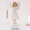 Angel Statue, Resin Sculpture, Creative Figurine, Desktop Ornament for Birthday Gift Home