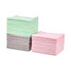 Cloth Microfiber Multipurpose Cleaning Car Wash Dish Cloth 36 Pieces (40 X 30 Cm) Green, Gray, Pink