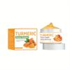 Turmeric Soap & Face Cream Set: Skin Brightening Handmade Soap & Care