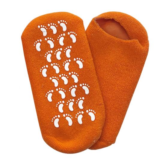 

Зволожуючі шкарпетки Спа-шкарпетки з гелем з протиковзкою підошвою Шкарпетки для догляду за ногами Запобігають тріщинам на п ятах Наповнювачі для панчіх для жінок чоловіків помаранчевий