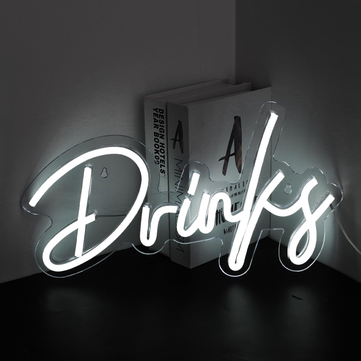 

Неонова світлодіодна вивіска Drinks&Snacks Кольорові літерні вогні Декорація кімнати Для домашніх барів Кафе Спальні Вечірки Магазин їжі Логотип Мистецтво Настінна лампа