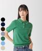 Mannergram Superfine Cotton Sheet Collared Short Sleeve Knit (Type B)